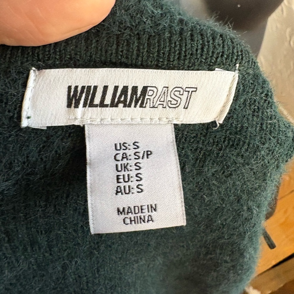 William Rast Forest Green button down shacket sz Small worn once for photo shoot - Picture 3 of 6